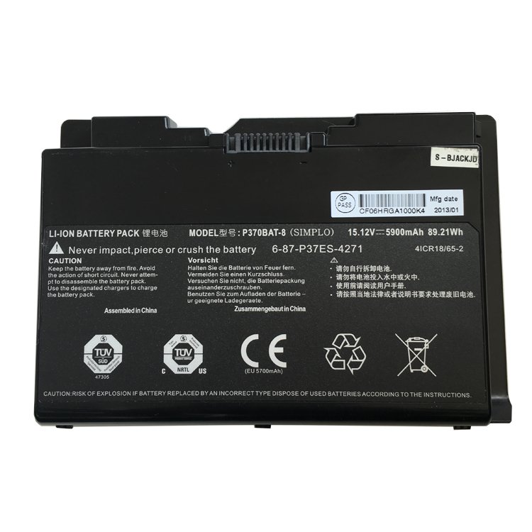  P370BAT-8 バッテリー